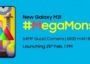 Cấu hình chi tiết Galaxy M31: màn hình 6.4 inch, chip Exynos 9611, pin 6.000mAh, Android 10