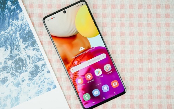 Galaxy A71 được trang bị con chip Snapdragon 730