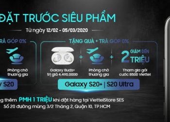 Đặt trước Galaxy S20 series tại Viettel Store nhận ngay bộ quà trị giá lên tới 4,5 triệu đồng
