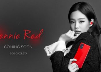Hình ảnh Galaxy S20+ màu đỏ quyến rũ và sang chảnh cùng Jennie – Blackpink