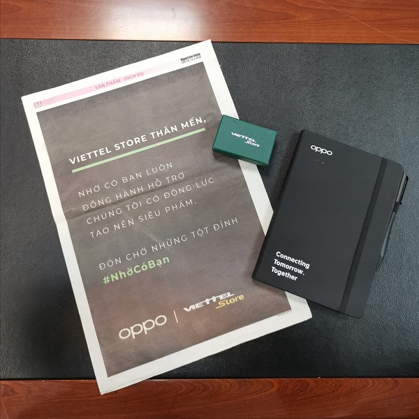 OPPO đăng tải lời tri ân, cảm ơn sâu sắc đến hệ thống Viettel Store