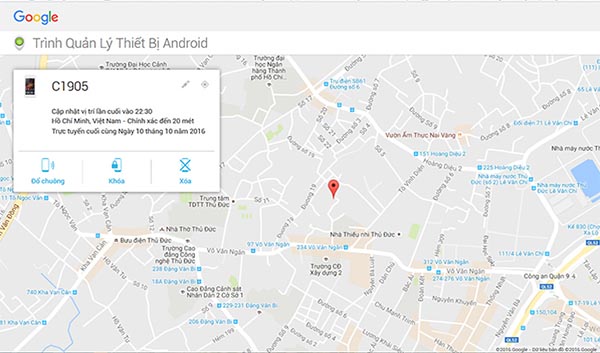 Định vị điện thoại Android bị thất lạc nhanh chóng với Device Manager
