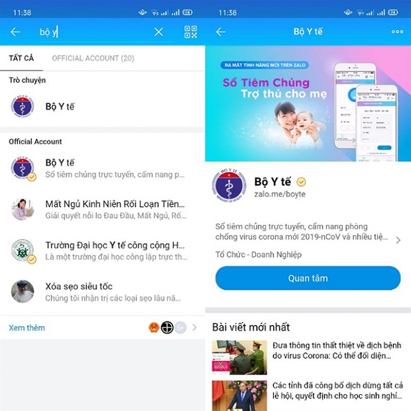 Nhấn quan tâm “Bộ Y Tế” để cập nhật diễn biến dịch Corona