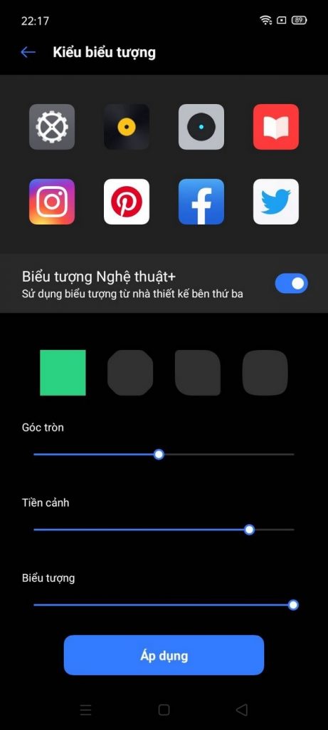Sử dụng giao diện riêng có tên Realme UI trẻ trung, hài hòa