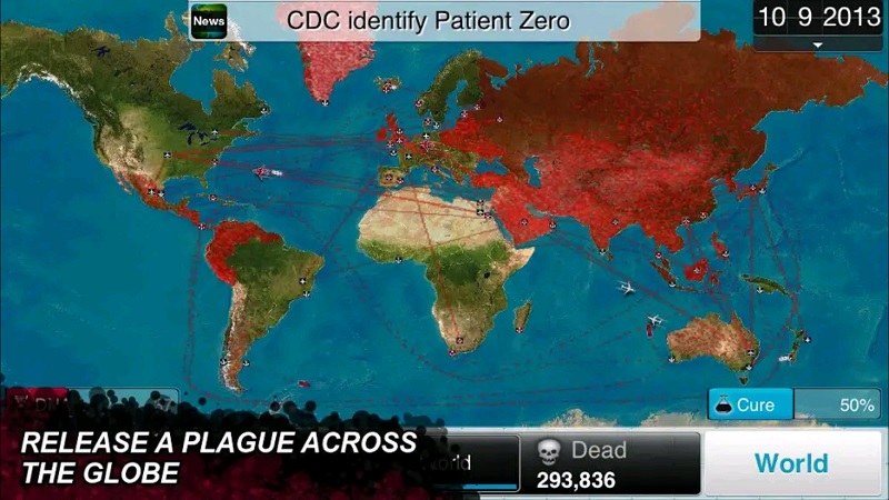 Giao diện game Plague Inc