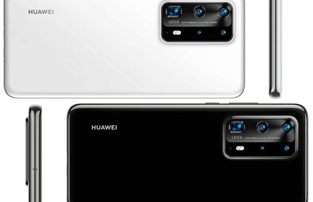 Chi tiết cụm 5 camera mặt sau của Huawei P40 Pro PE