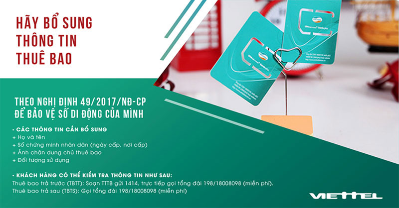 Nghị định số 49/2017/ND-CP yêu cầu thắt chặt quản lý thông tin thuê bao di động