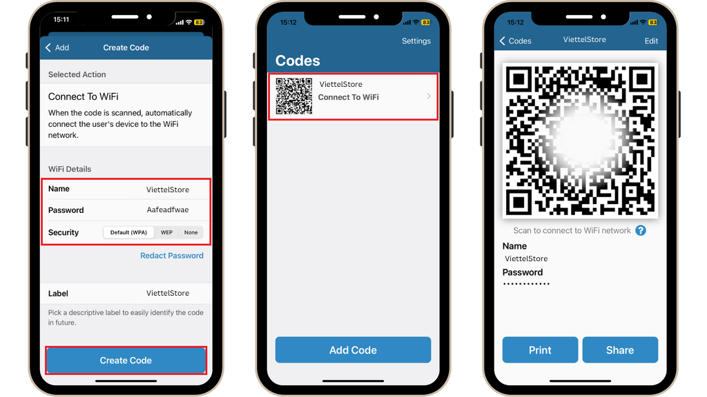cách chia sẻ wifi trên iphone