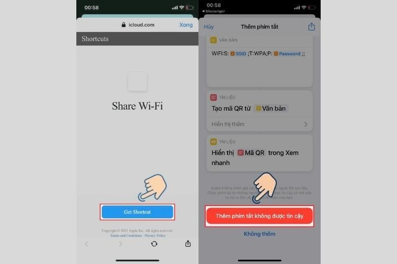 cách chia sẻ wifi trên iphone