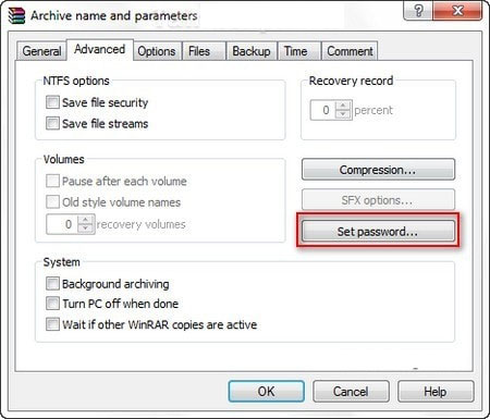Cách đặt mật khẩu file nén trên Winrar (1)