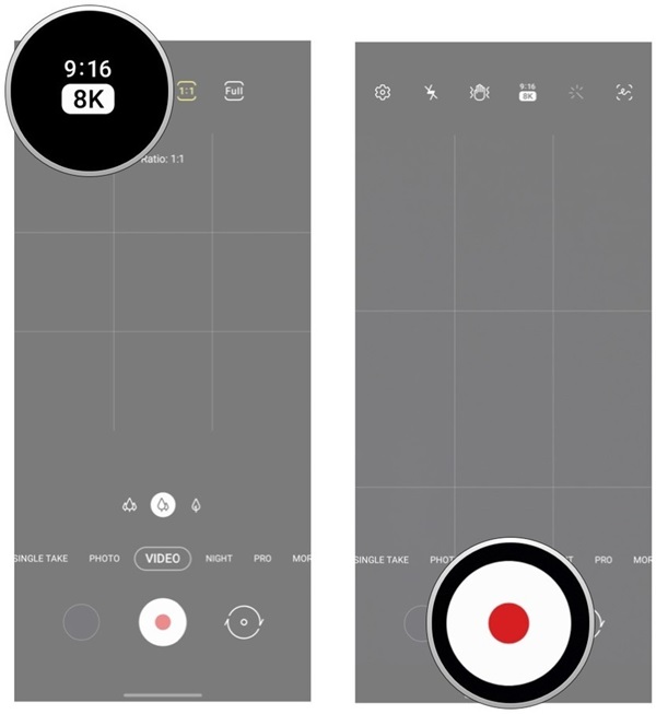 Quay video 8K trên Galaxy S20