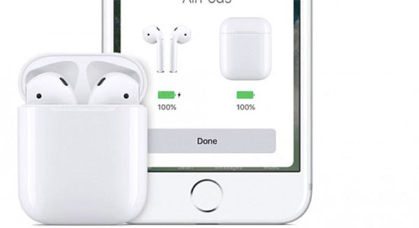 Bước 2: Để thiết bị iPhone/iPad gần với tai nghe AirPods(không quá 5cm)