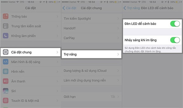 Có thể kích hoạt sử dụng tính năng bật đèn flash thông báo trên iPhone khi ở chế độ im lặng