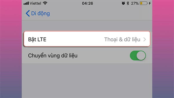 Tính năng VoLTE được Apple trang bị nhằm cải thiện chất lượng âm thanh trên iPhone