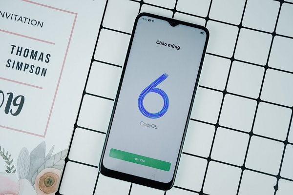 Máy chạy sẵn trên Android 9 Pie với giao diện Color OS 6 tuỳ chỉnh