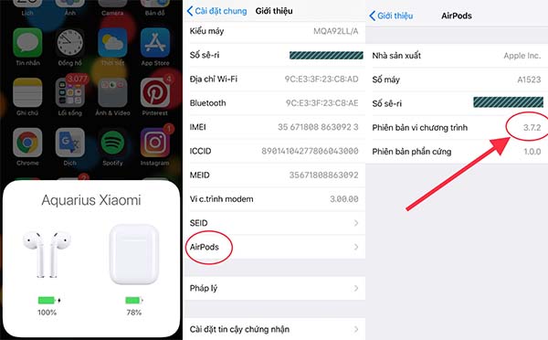 Cách kiểm tra phần mềm mới nhất của AirPods