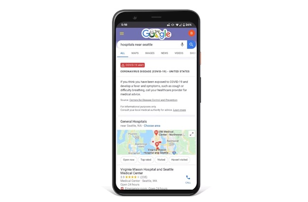 Cập nhật trực tiếp tình hình dịch COVID-19 thông qua web chính chủ Google – Nên theo dõi để đọc thông tin chính thống