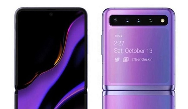 Bản Galaxy Z Flip 2 do nhà thiết kế Ben Geskin xây dựng