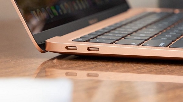 2 cổng USB Type-C trên Macbook Air 2020