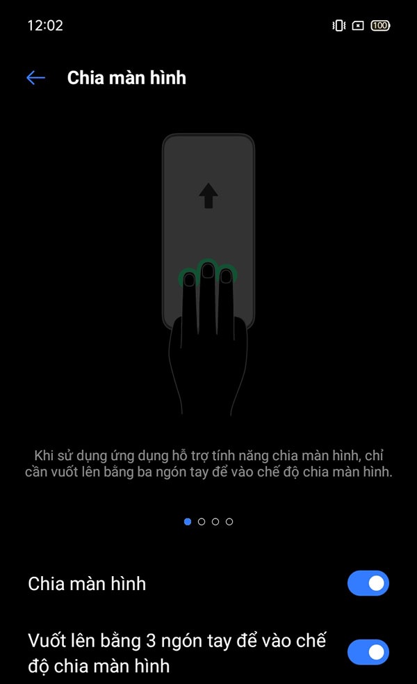 Tính năng chia màn hình