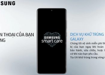 Samsung hỗ trợ miễn phí khử trùng điện thoại Galaxy cho người dùng