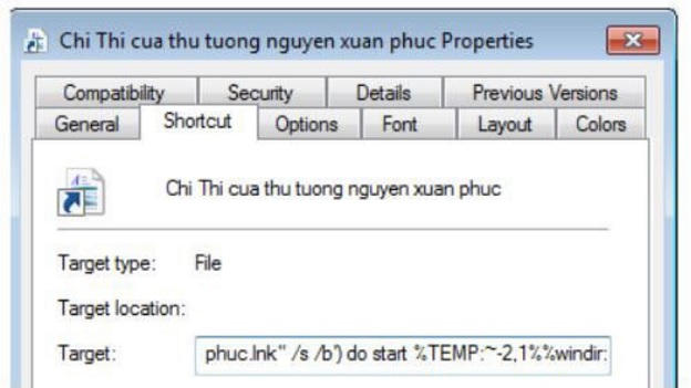 Mã độc được cài trong email giả mạo thông báo của thủ tướng chính phủ liên quan đến dịch bệnh Covid-19