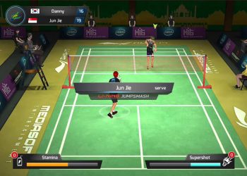 Li-Ning Jump Smash 15 với cơ chế chơi mô phỏng môn cầu lông