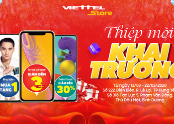 Tưng bừng khai trương siêu thị Viettel Store mới tại Bình Dương và Hưng Yên, mua smartphone giảm đến 2 triệu đồng