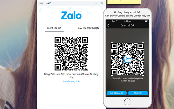 Bạn có thể quét QR Code để đăng nhập vào Zalo trên máy tính