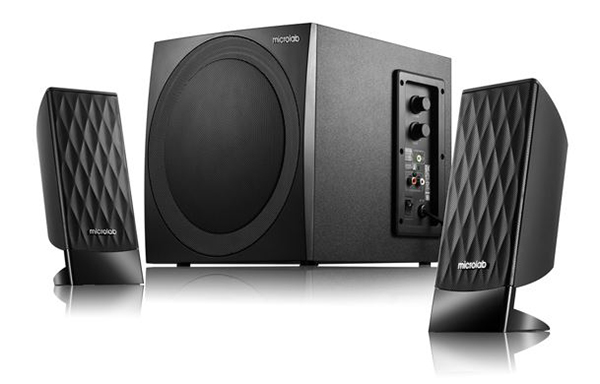 Sang trọng và ấn tượng với 2 loa vệ tinh thiết kế đường cắt kim cương