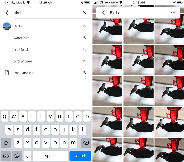 Người dùng có thể tìm kiếm hình ảnh dưới bất kì nội dung nào