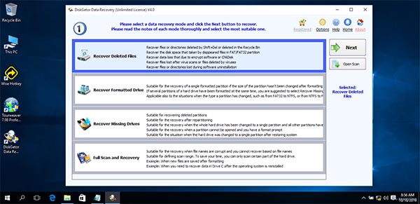 Phần mềm khôi phục dữ liệu DiskGetor Data Recovery