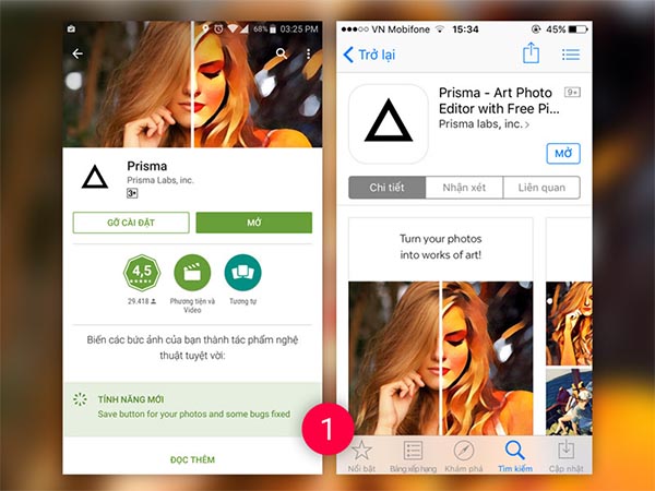 Prisma trang bị thêm tính năng làm đẹp các livestream Facebook