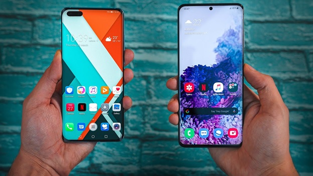 Màn hình của Huawei P40 Pro+ và Galaxy S20 Ultra