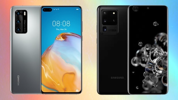 Galaxy S20 Ultra hỗ trợ chụp zoom 100X còn Huawei P40 Pro+ có 2 camera chụp zoom