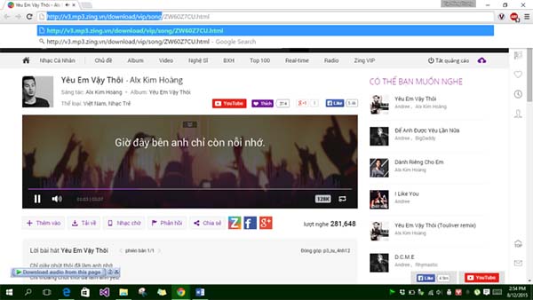 Công cụ Internet Download Manager (IDM) hỗ trợ tải nhạc miễn phí trên Zing MP3