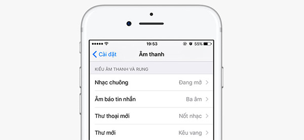 Hãy chọn một bài nhạc chuông MP3 có sẵn trong máy để làm âm báo Messenger