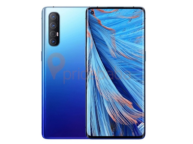 Ảnh render của OPPO Find X2 Neo