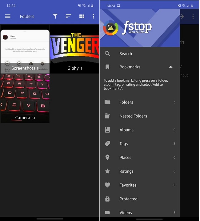 Ứng dụng F-Stop sẽ giúp người dùng sắp xếp hình ảnh và 1 video ngăn nắp, thông minh