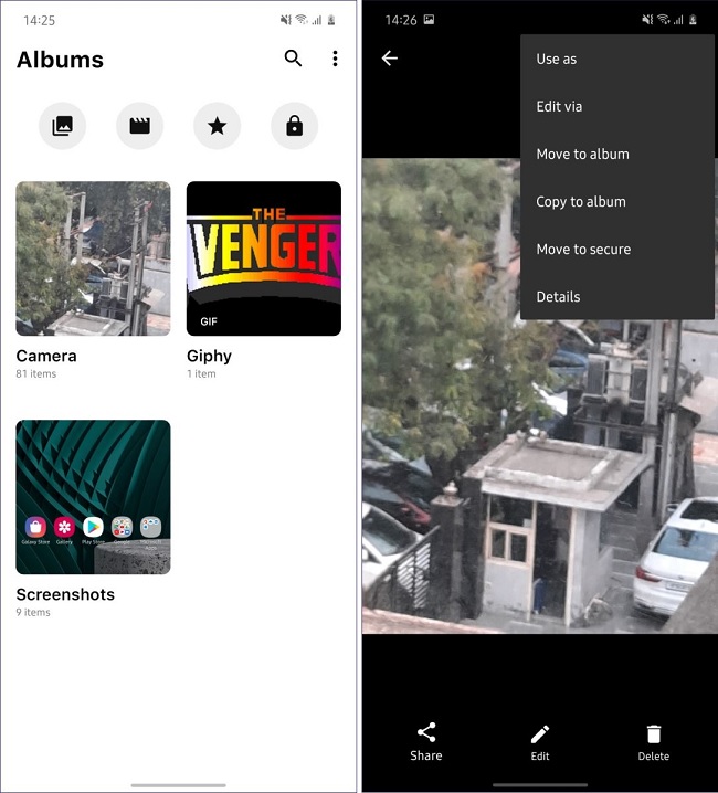 Ứng dụng 1Gallery sẽ giúp người dùng thay đổi hay sửa đổi dữ liệu