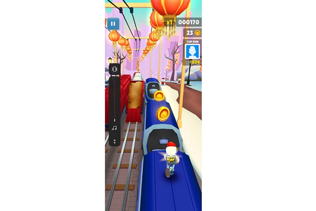 Thử nghiệm với game Subway Surf không có bất kỳ điểm giật lag khó chịu nào