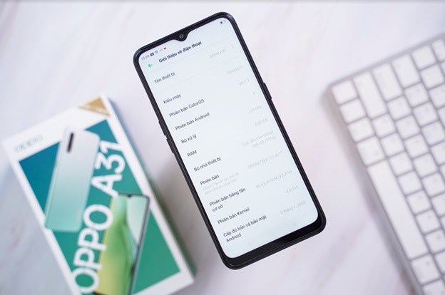 A31 được trang bị bộ nhớ dung lượng vượt trội lên đến 128GB