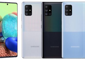Samsung Galaxy A71 5G lộ diện: So với bản tiêu chuẩn chỉ khác lớp sơn, vẫn đủ 3 màu Đen – Trắng – Xanh