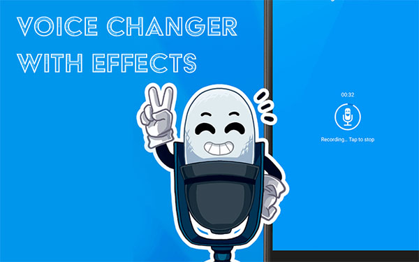 Ứng dụng đổi giọng Voice Changer With Effects đem đến rất nhiều hiệu ứng