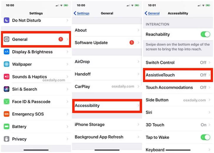 Kích hoạt tính năng phím Home ảo trên hệ điều hành iOS 13