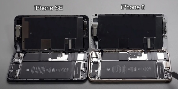 Bên trong iPhone Se 2020 và iPhone 8 không mấy khác biệt