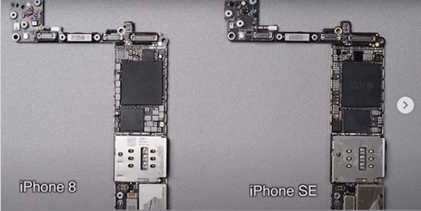 Bản mạch chính của iPhone 9 và iPhone SE 2020