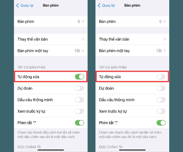 Cách tắt chế độ đoán chữ của iPhone