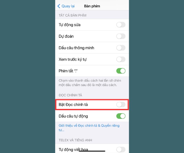 Cách tắt chế độ đoán chữ của iPhone