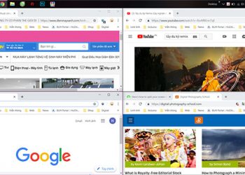 Cách chia màn hình trên Windows 10 thành 4 cửa sổ nhỏ